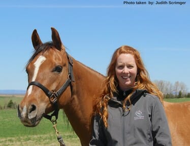 Sarah with Horse